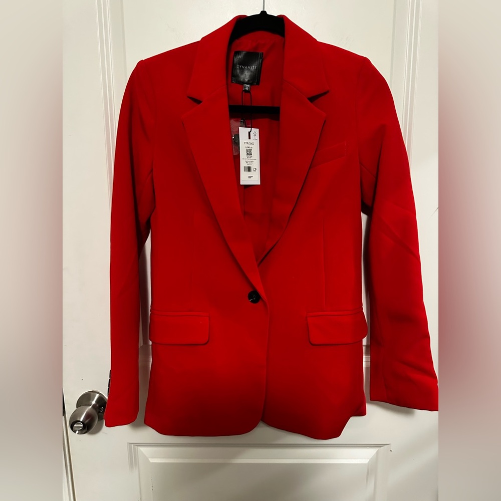 Women's Red Blazer